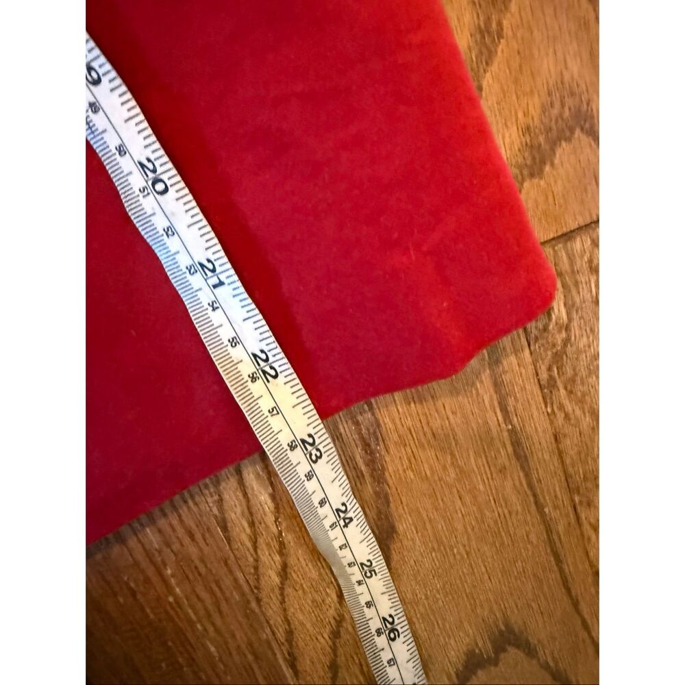 Talbots Red Velvet Three Button Blazer Size 10p - image 6